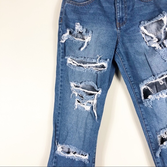 Vans Distressed Boyfriend Jeans - Picture 2 of 5